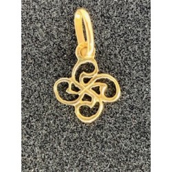 CROIX BASQUE AJOUREE OR 18K 9mm