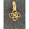 CROIX BASQUE AJOUREE OR 18K 9mm