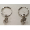 CREOLES FILS ET CROIX BASQUES PLATES ARGENT
